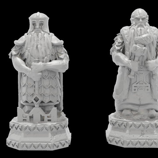 Dværgestatuer fra Kingdom of Durak Deep