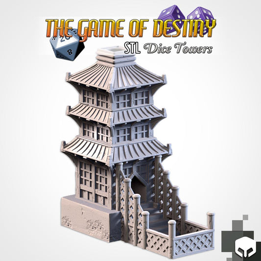 Oriental Tower Dice Tower | The Game of Destiny