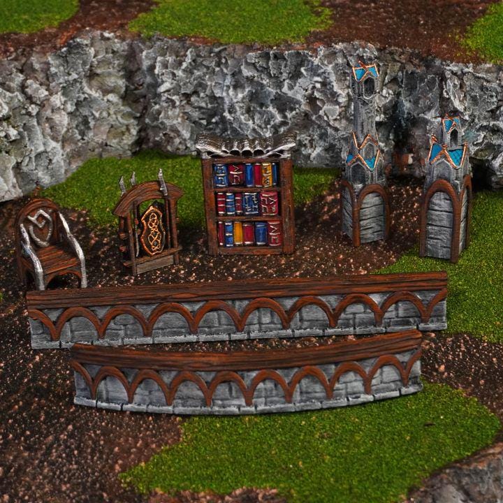 Kingdom of Noldareth scatter terrain til 28/32 mm wargaming