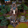 Bild in Galerie-Betrachter laden, Kingdom of Noldareth Watchtower elverterræn til 28/32 mm wargaming
