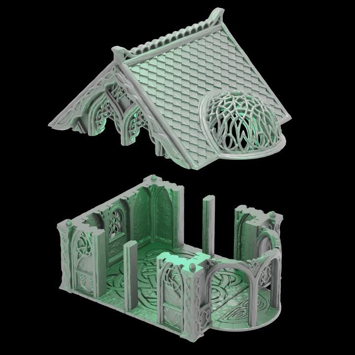 Kingdom of Noldareth House – 28/32mm Elven Terrain