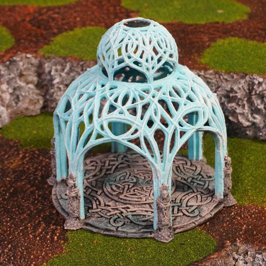 Kingdom of Noldareth Council Gazebo elverterræn til 28/32 mm wargaming
