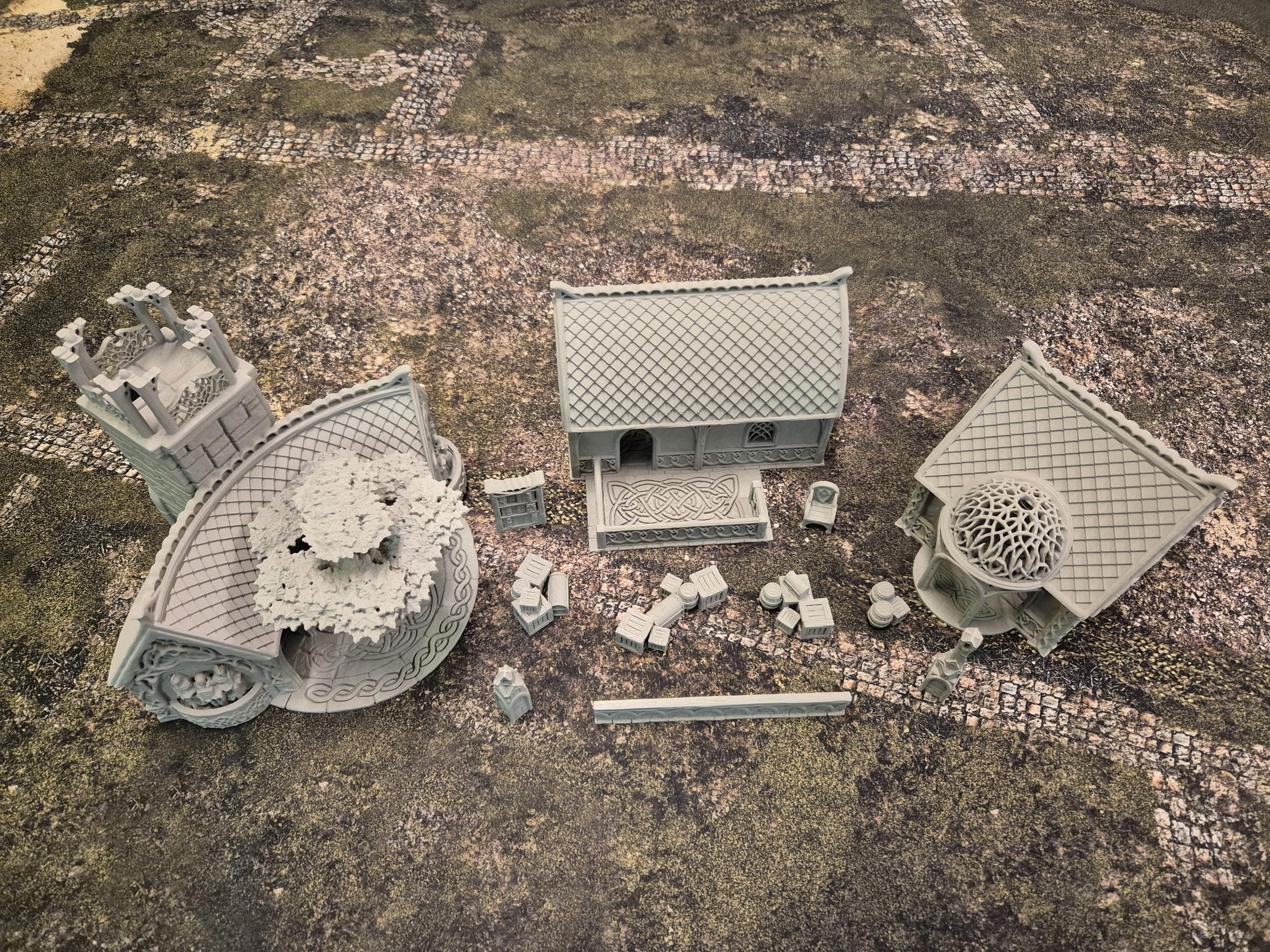 Komplet Kingdom of Noldareth terrænsæt til 28/32 mm-miniaturer