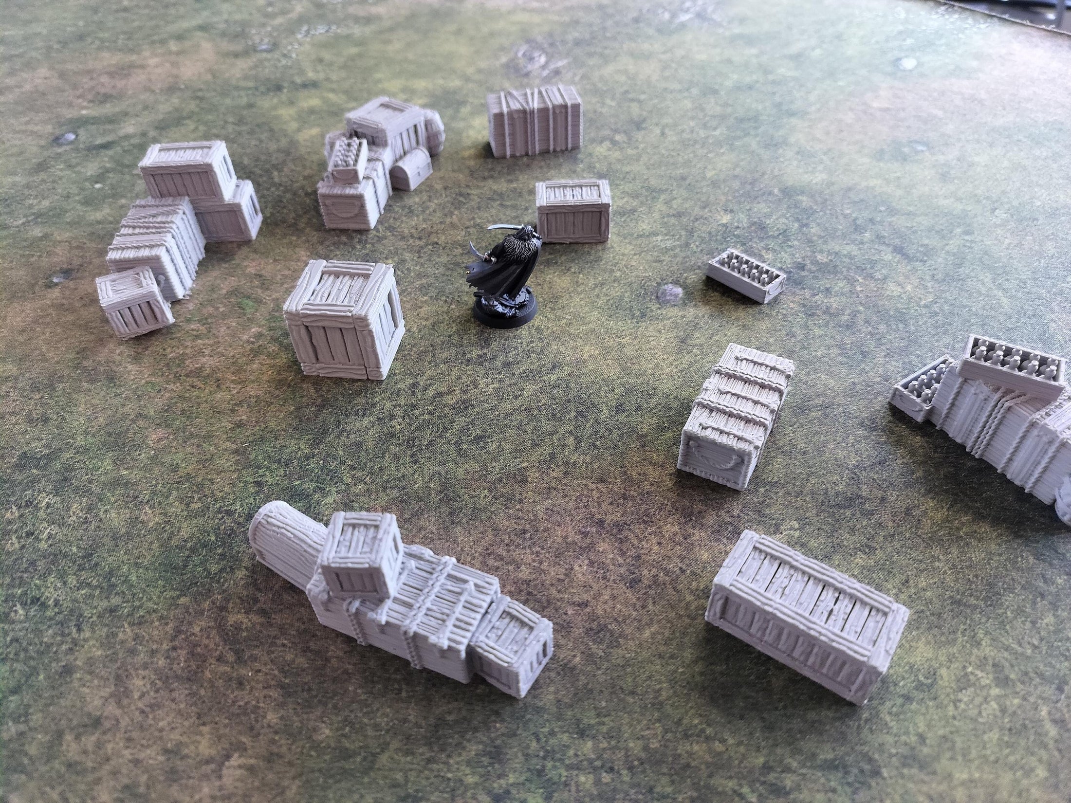 Boxes and Crates Scatter Terrain – 28/32mm