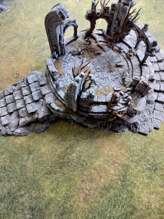 Hill Top Ruin – 28/32mm STL File Set