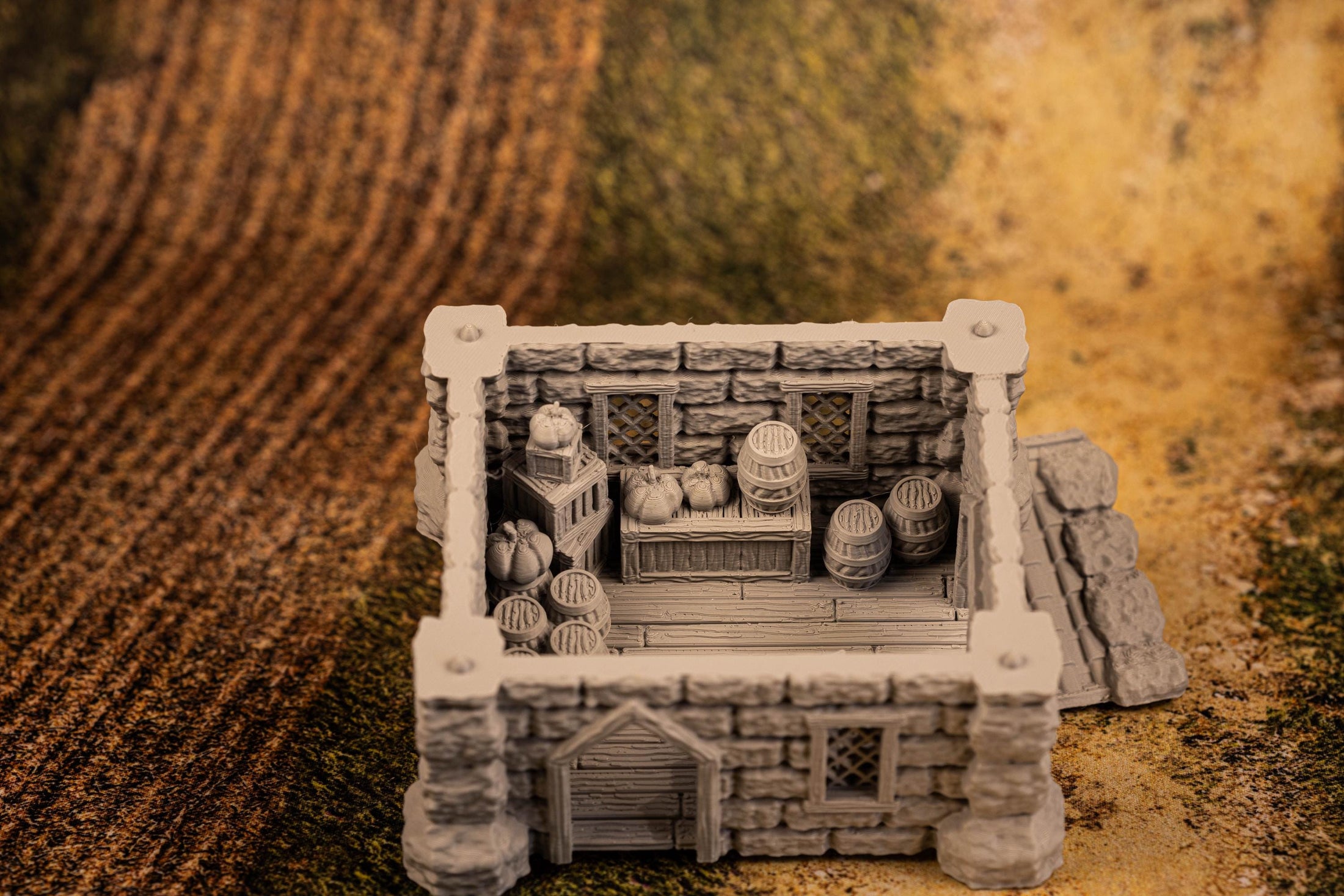 Orc Mining Camp Terrain Set – 28mm/32mm