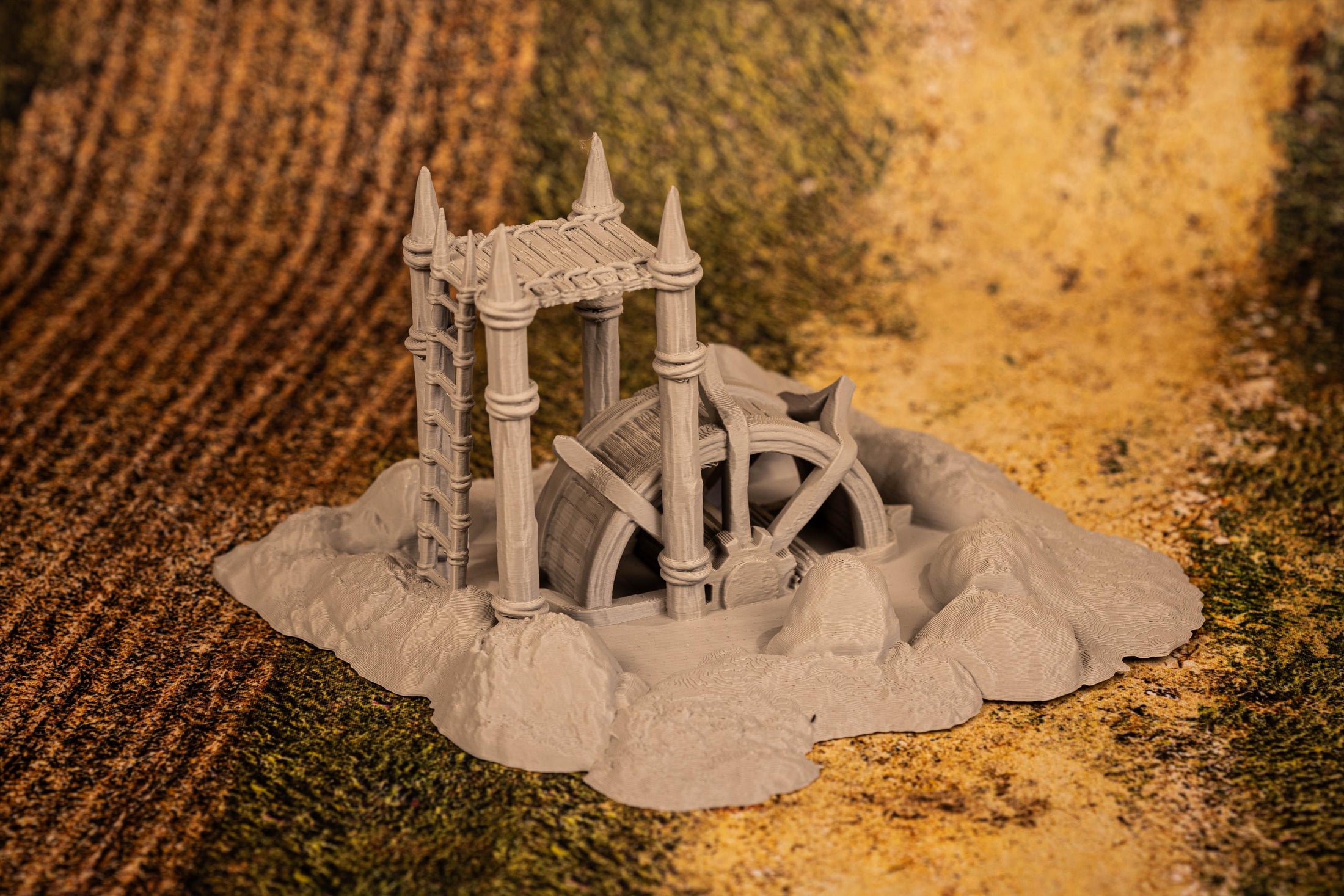 Orc Mining Camp Terrain Set – 28mm/32mm