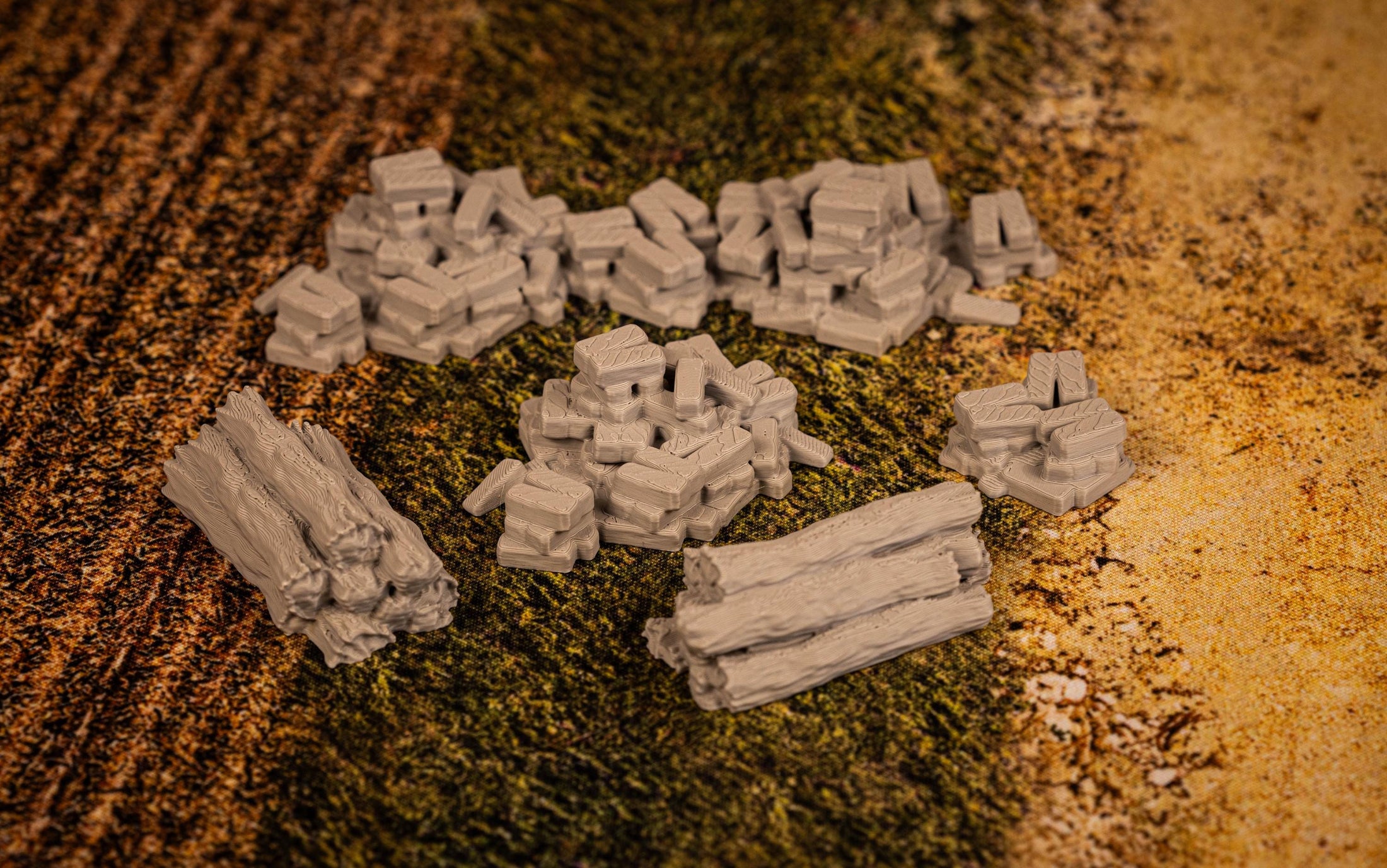 Orc Mining Camp Terrain Set – 28mm/32mm