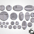 Load image into Gallery viewer, Industrielle sceniske base toppers fra Txarli Factory
