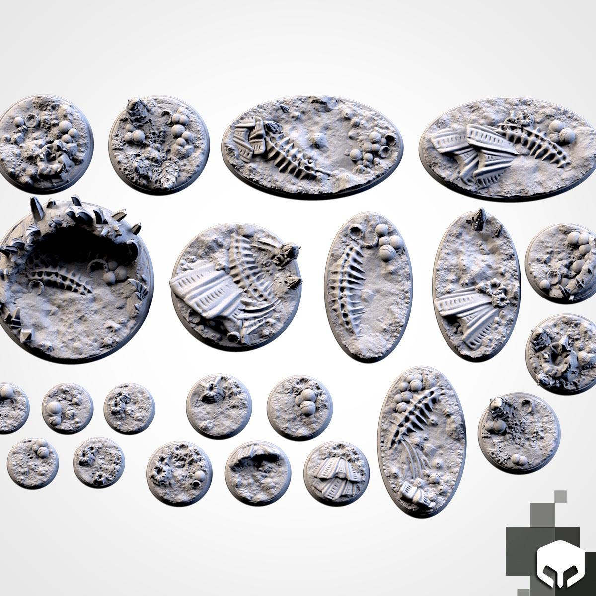 Alien scenic base toppers fra Txarli Factory