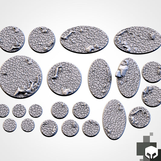 Ørken base toppers til miniaturer fra Txarli Factory