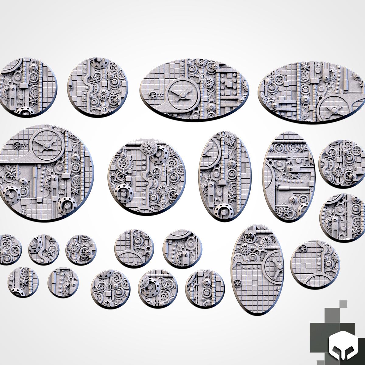 Steampunk base toppers fra Txarli Factory