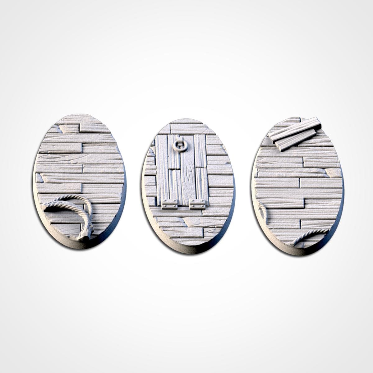 Wooden Ship Deck Scenic Base Toppers by Txarli Factory