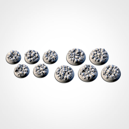 Death Skulls Scenic Base Toppers by Txarli Factory