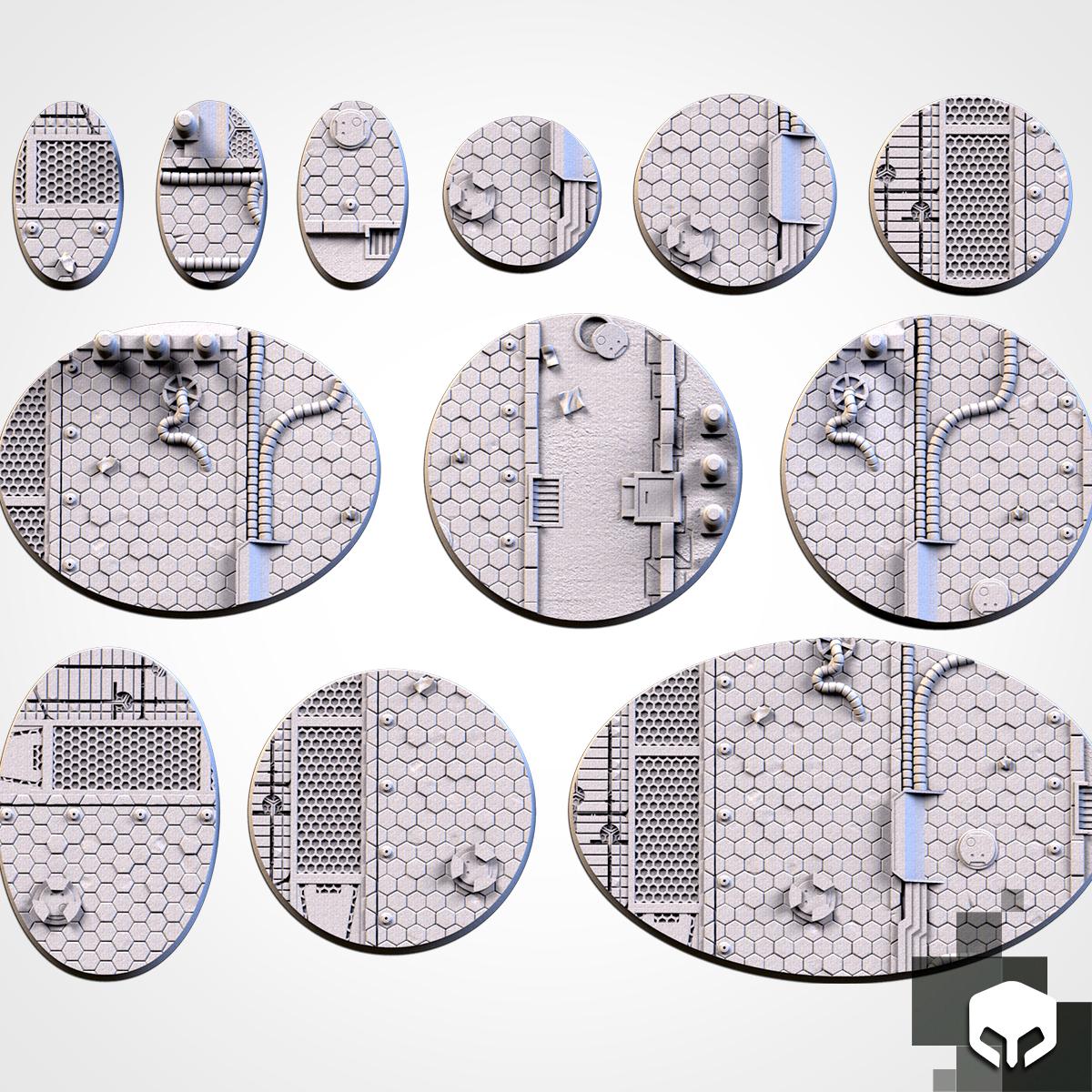 City Sci-Fi Scenic Base Toppers – Txarli Factory