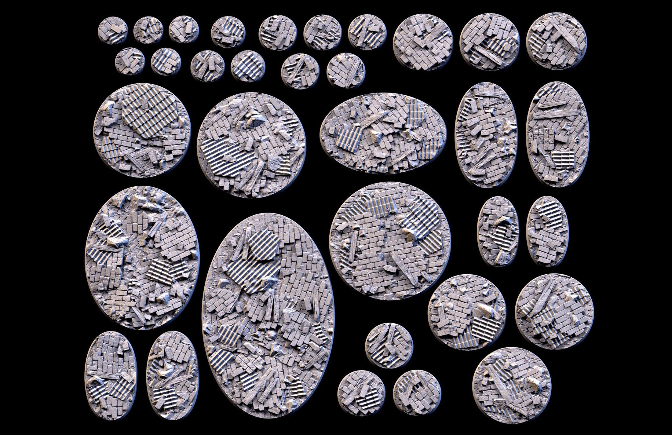 Ruined Factory Base Toppers by Txarli Factory