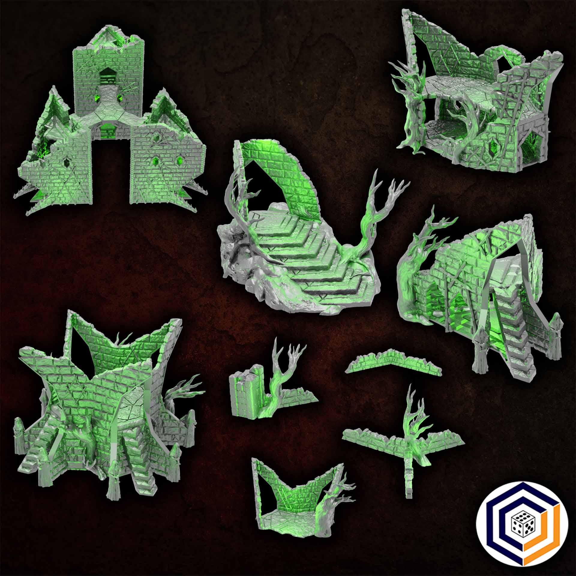Corrupted Castle – 28/32mm Terrain Set