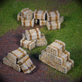 Load image into Gallery viewer, Halfling Farmstead Terrain Set – 28mm/32mm
