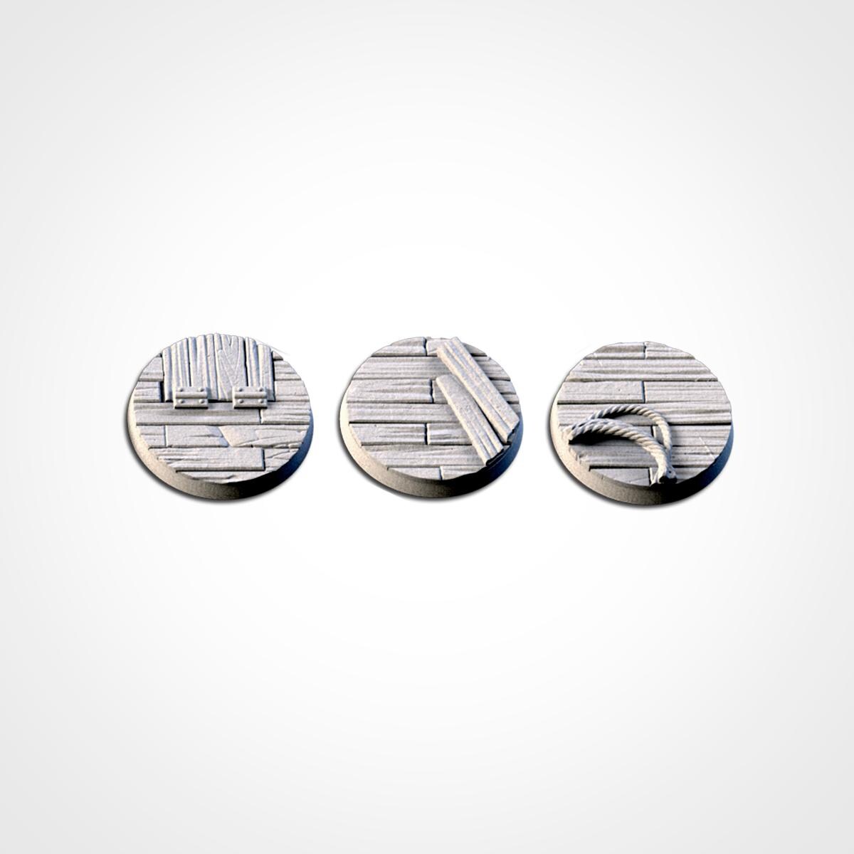 Wooden Ship Deck Scenic Base Toppers by Txarli Factory