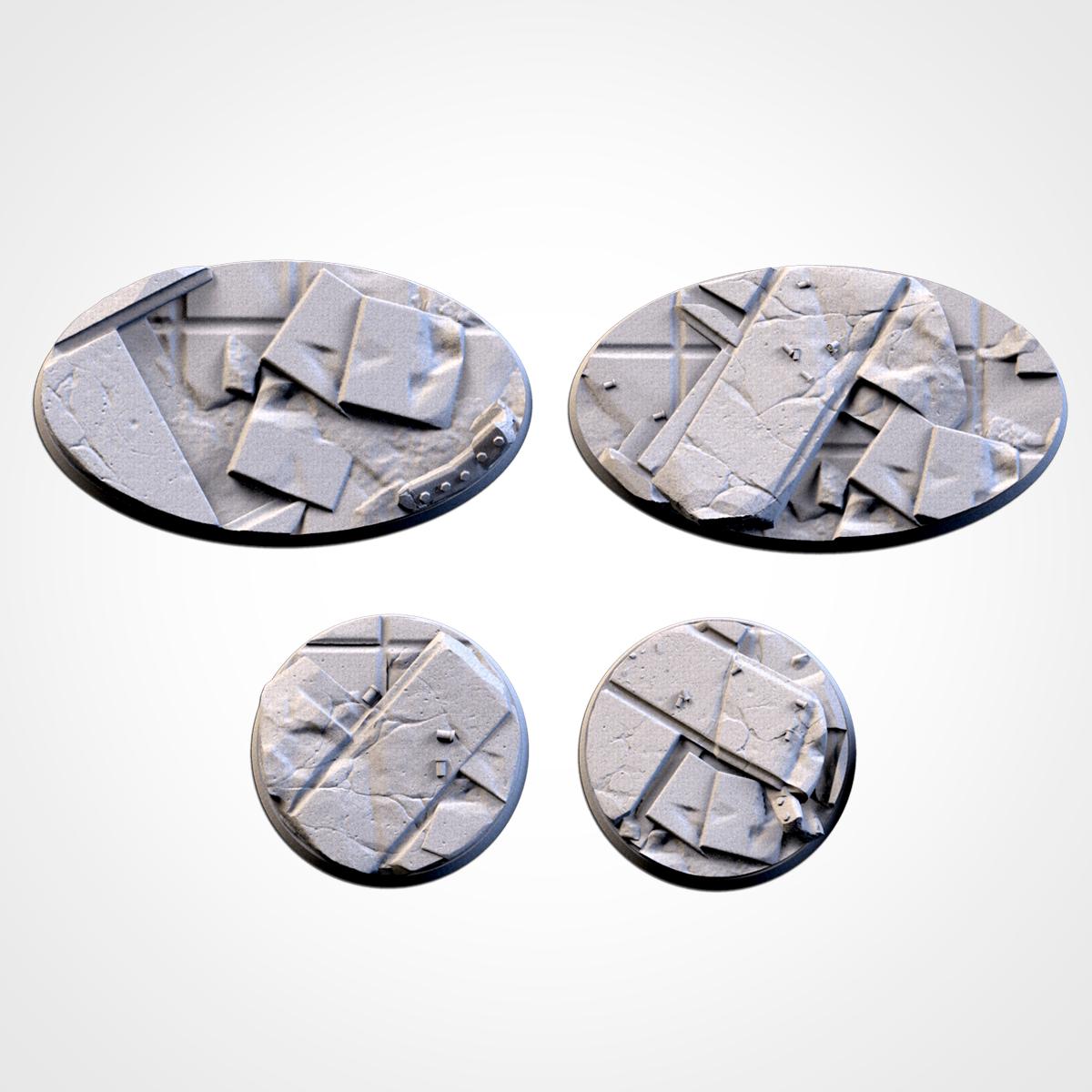 City Ruins Scenic Base Toppers by Txarli Factory