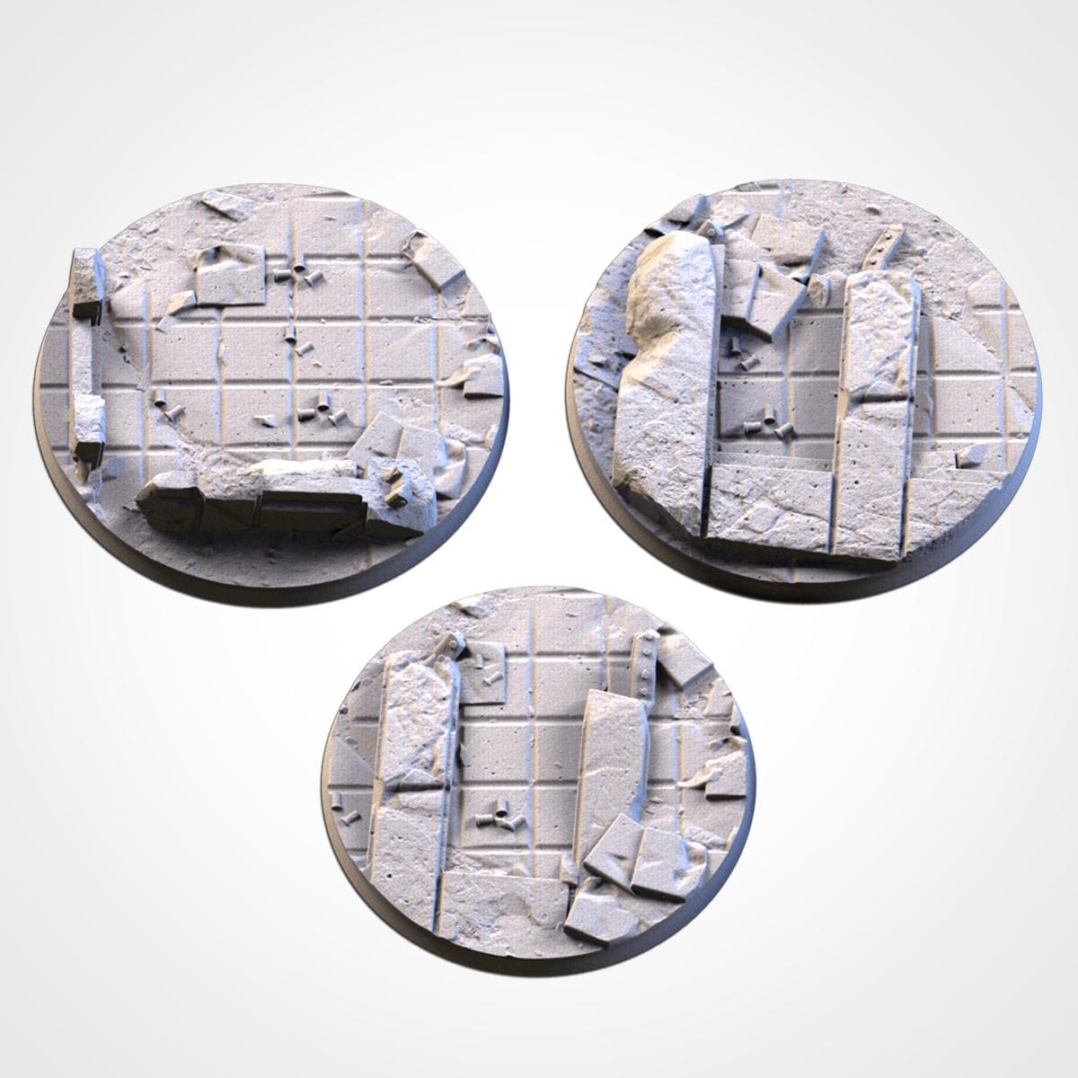 City Ruins Scenic Base Toppers by Txarli Factory