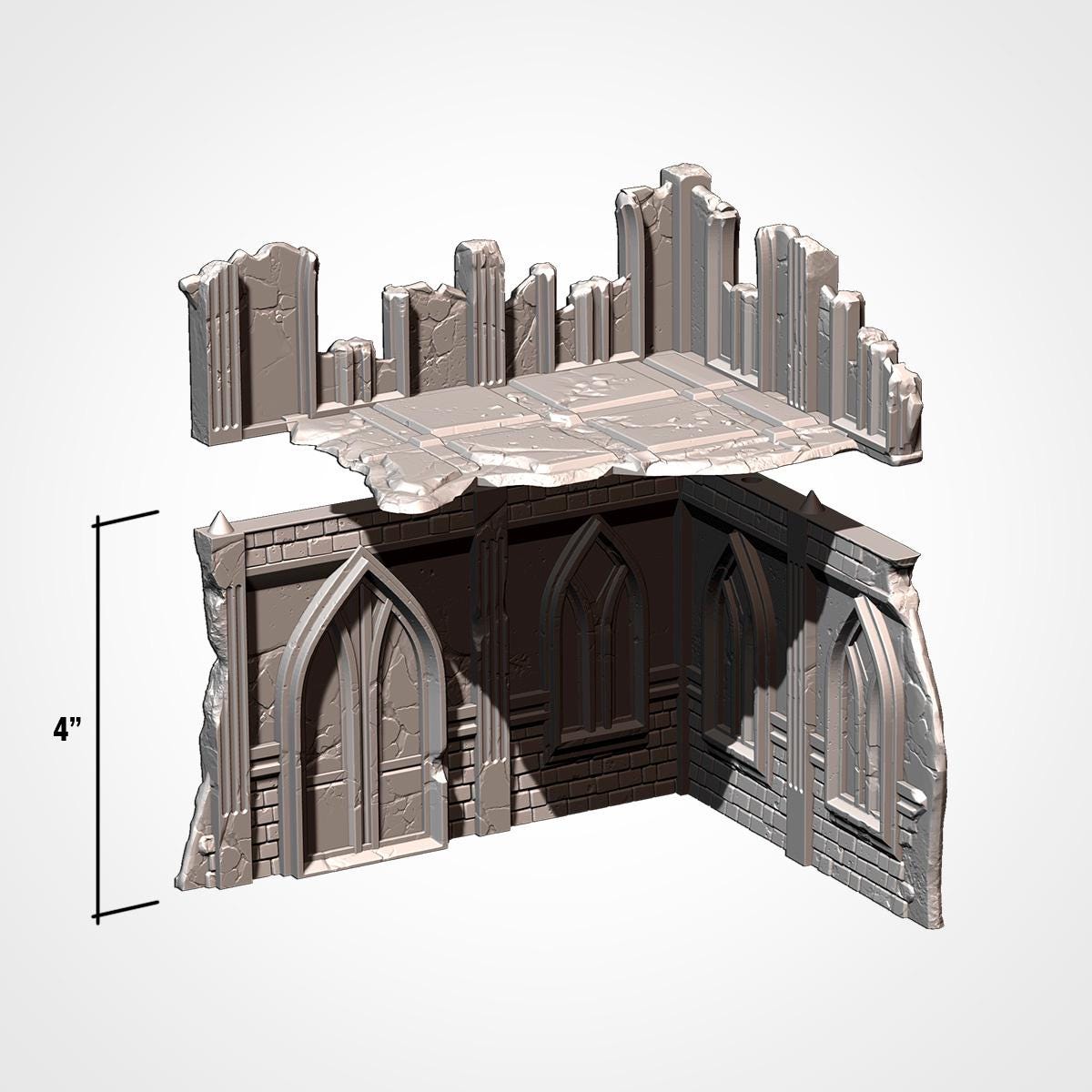 City Classic Ruins – Sci-Fi Terrain Set