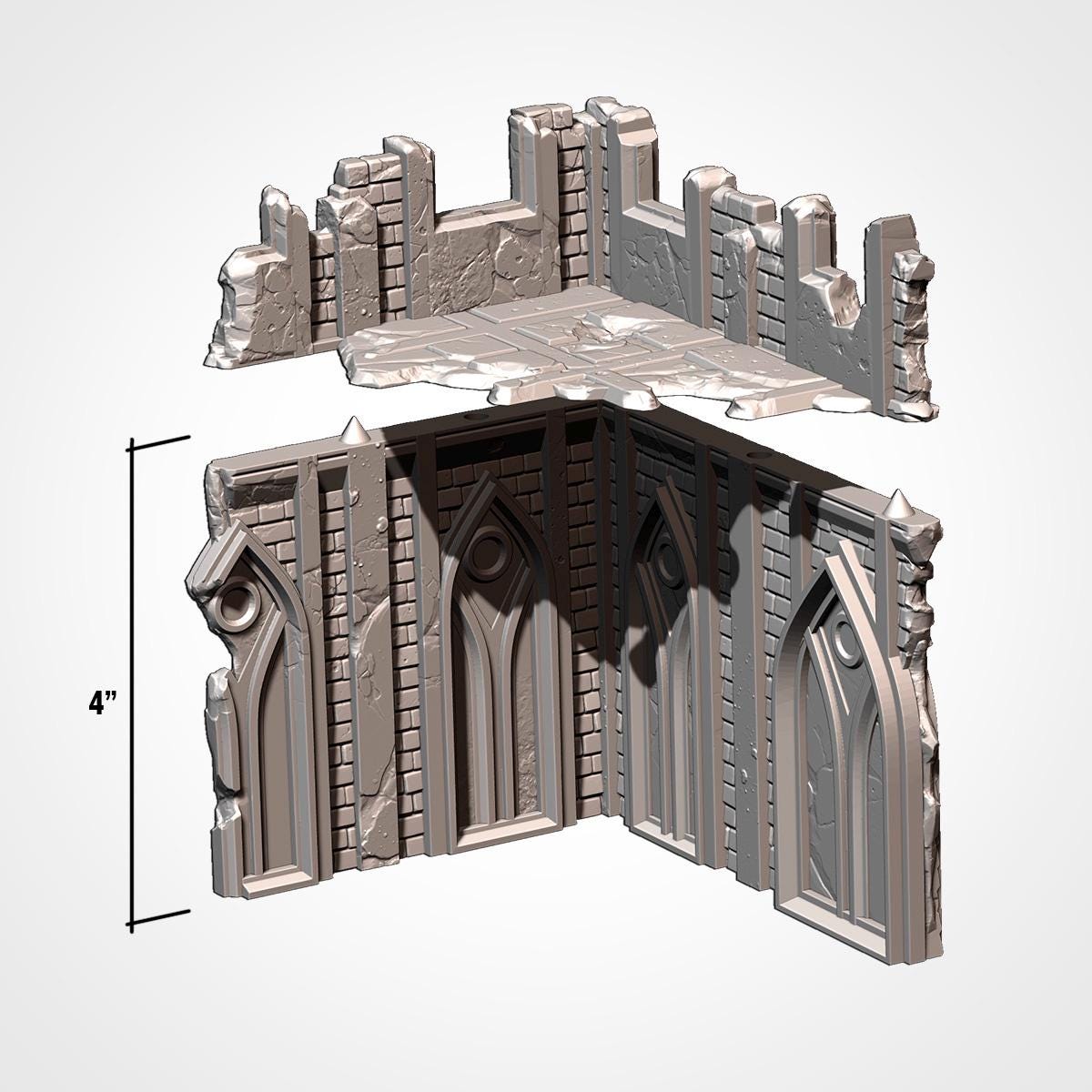 City Classic Ruins – Sci-Fi Terrain Set