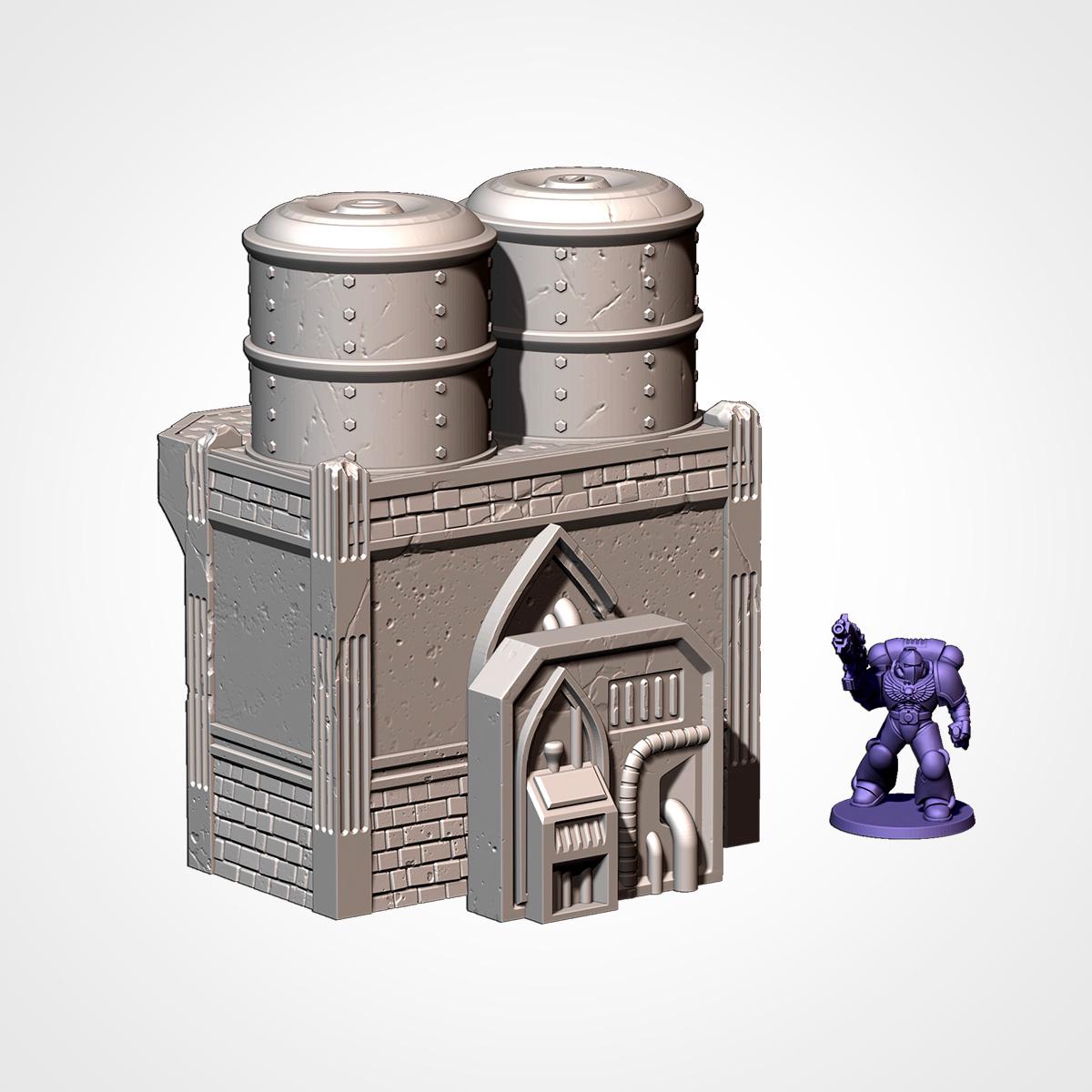City Classic Ruins – Sci-Fi Terrain Set