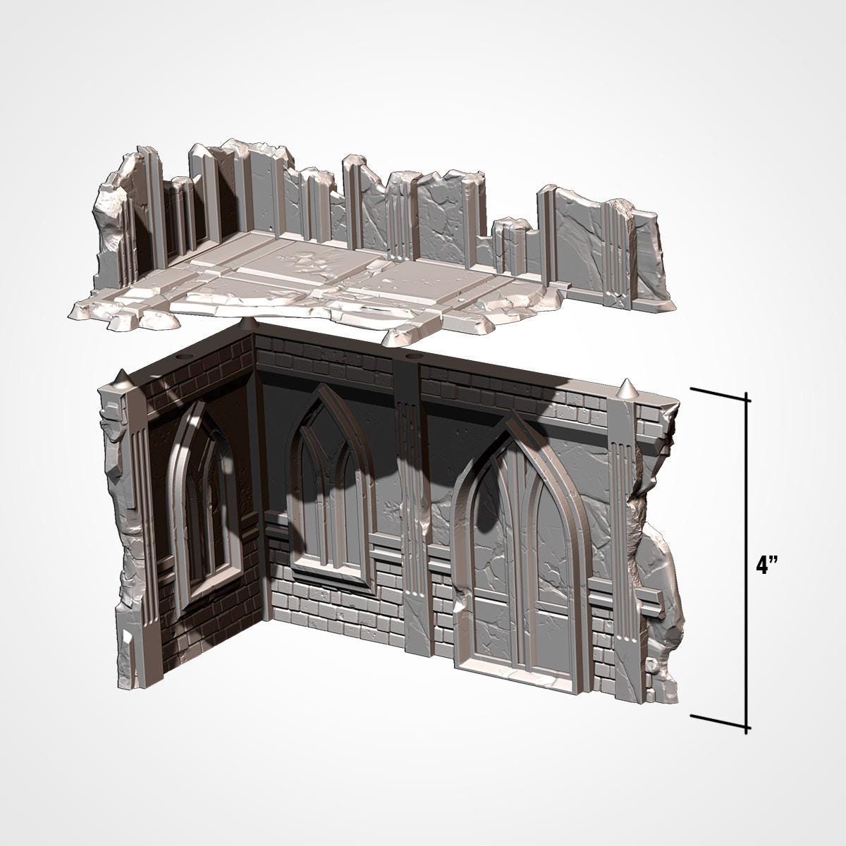 City Classic Ruins – Sci-Fi Terrain Set