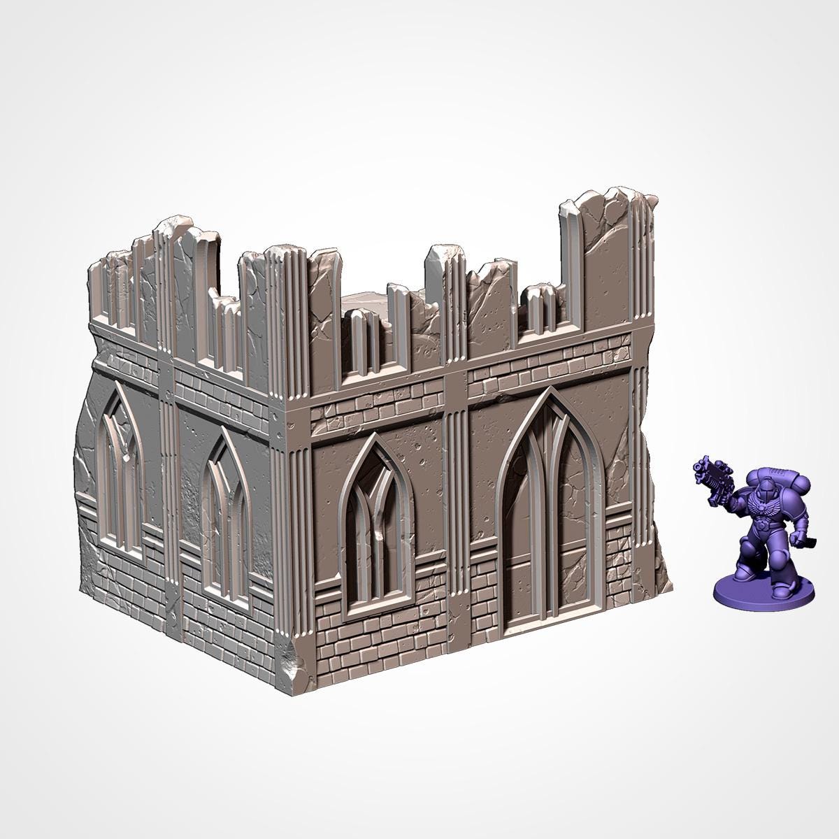 City Classic Ruins – Sci-Fi Terrain Set
