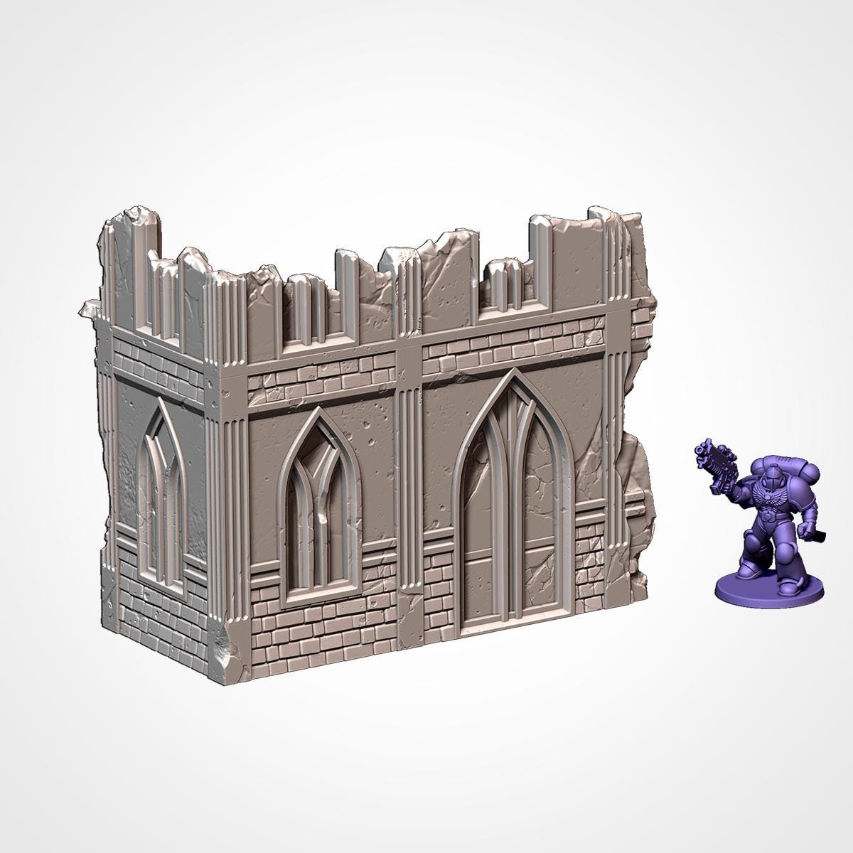 City Classic Ruins – Sci-Fi Terrain Set