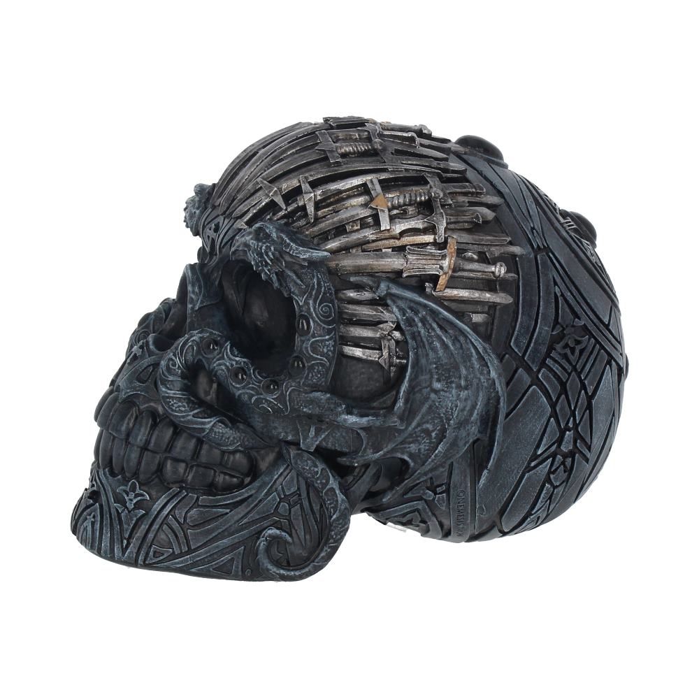 Kranie Sword Skull (18.5cm) - Fatima.Dk