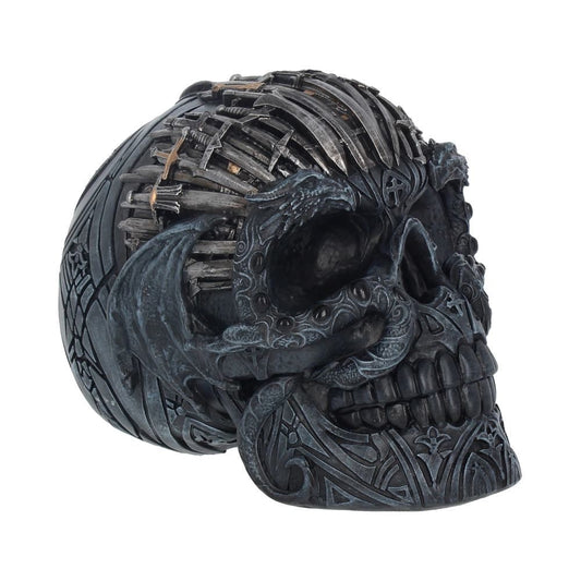 Kranie Sword Skull (18.5cm) - Fatima.Dk