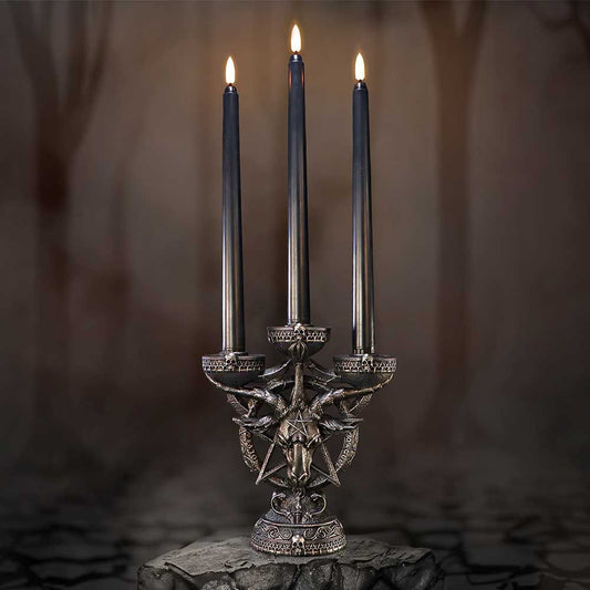 Lysestage Baphomet's Radiance Candelabra (46cm) - Fatima.Dk
