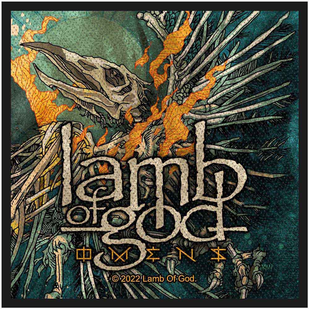 Patch Lamb of God - Omens - Fatima.Dk