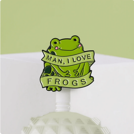Pin I love Frogs - Fatima.Dk