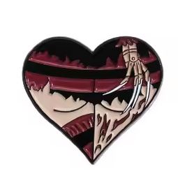 Pin Heart Butt – Freddy