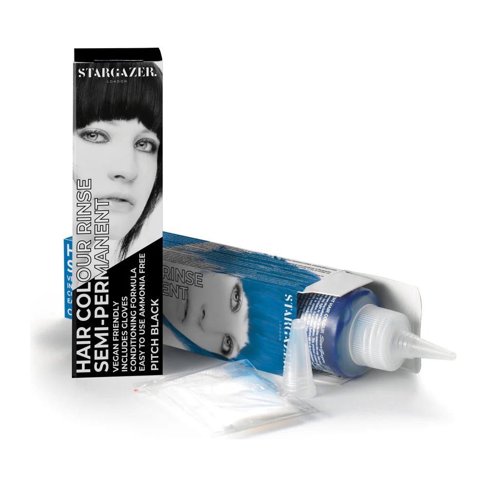 Stargazer Hårfarve Pitch Black (70ml) - Fatima.Dk