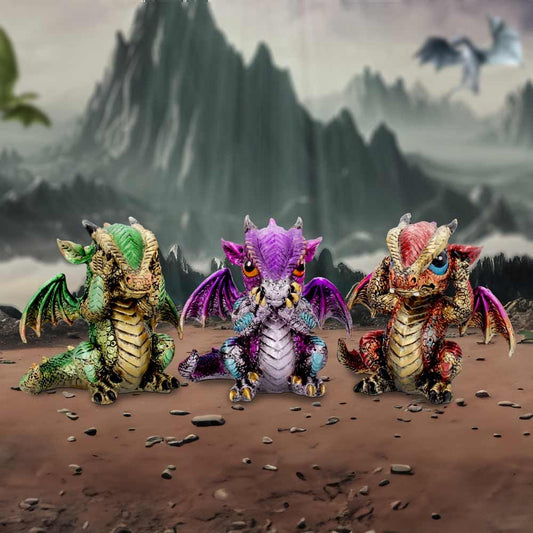 Figure Dragon Three Wiselings 8.5cm