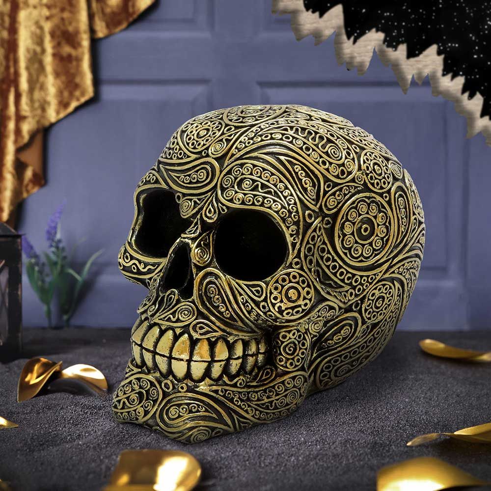 Figur Totenkopf Paisley (15cm)