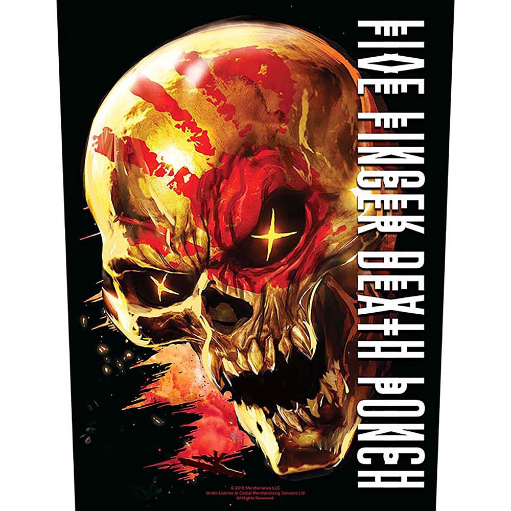 Backpatch Five Finger Death Punch - Justice for None - Fatima.Dk