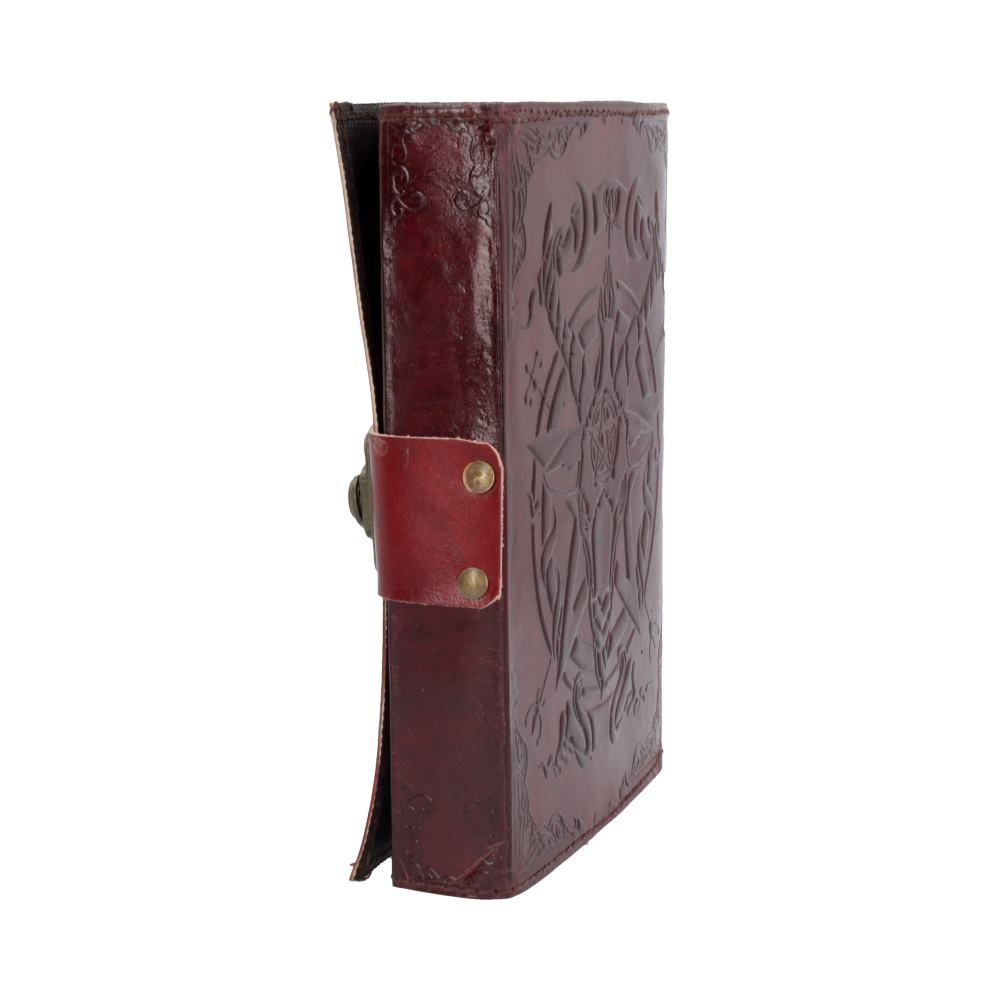 Baphomet Leather Journal (15 x 21cm) - Fatima.Dk