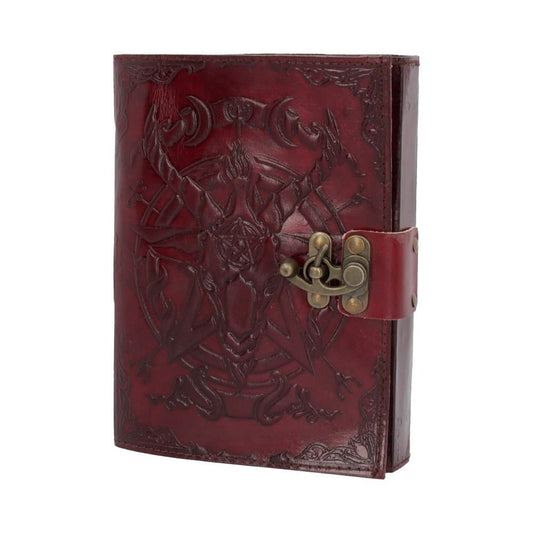 Baphomet Leather Journal (15 x 21cm) - Fatima.Dk