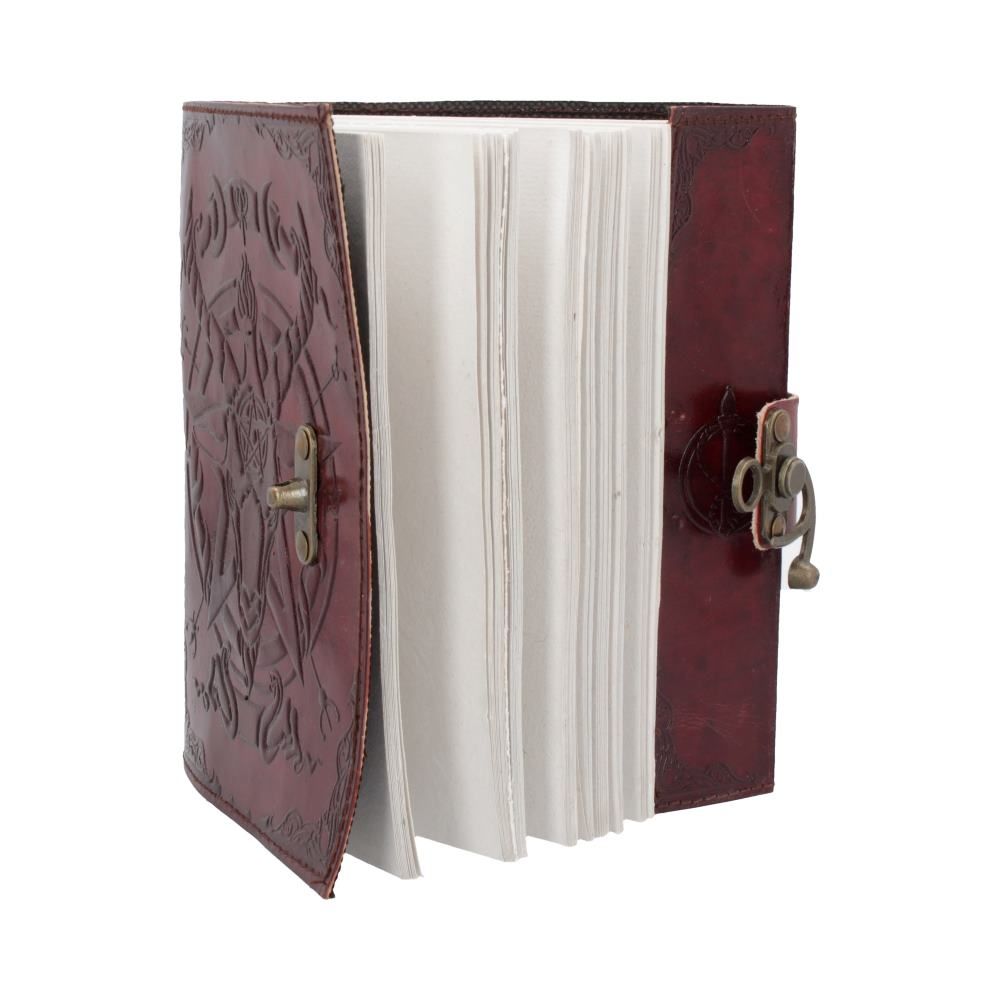 Baphomet Leather Journal (15 x 21cm) - Fatima.Dk