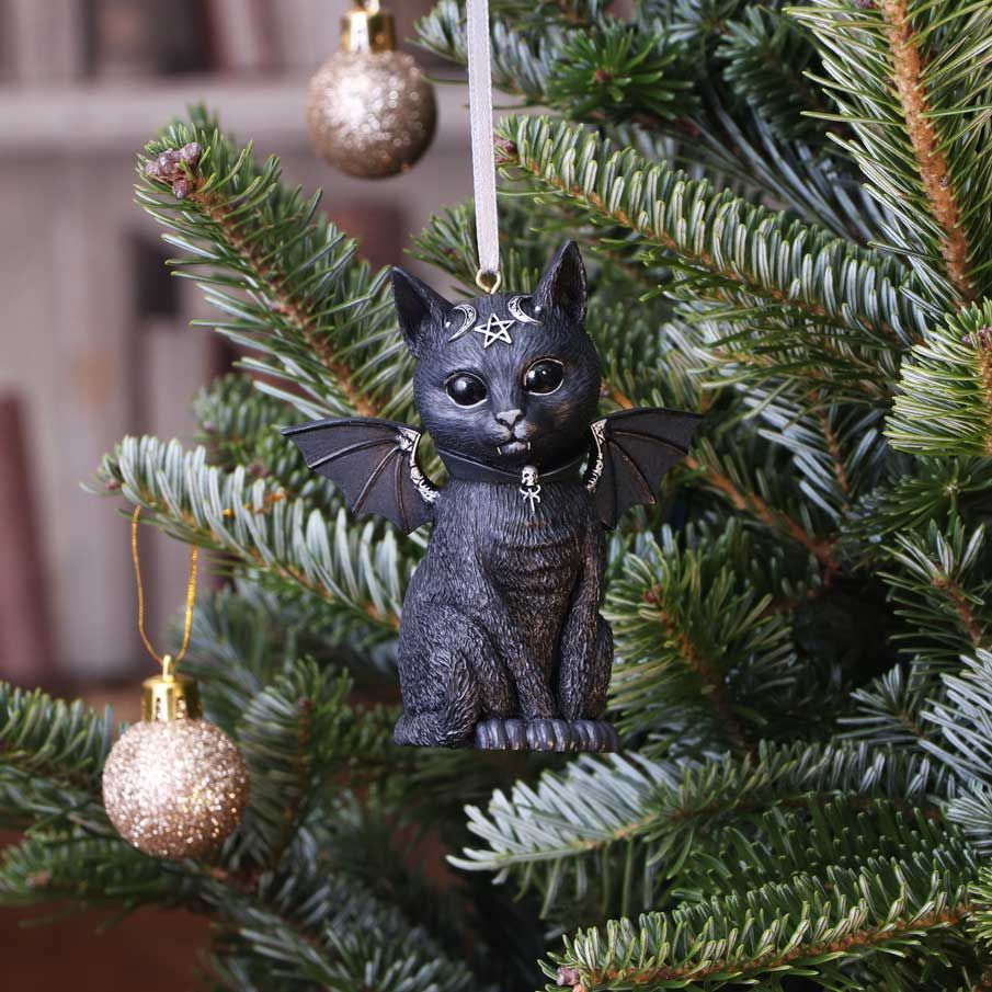Figur Juletræspynt Malpuss (9.2cm) - Fatima.Dk