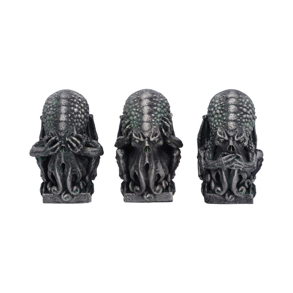 Figur Three Wise Cthulhu (7.6cm) - Fatima.Dk