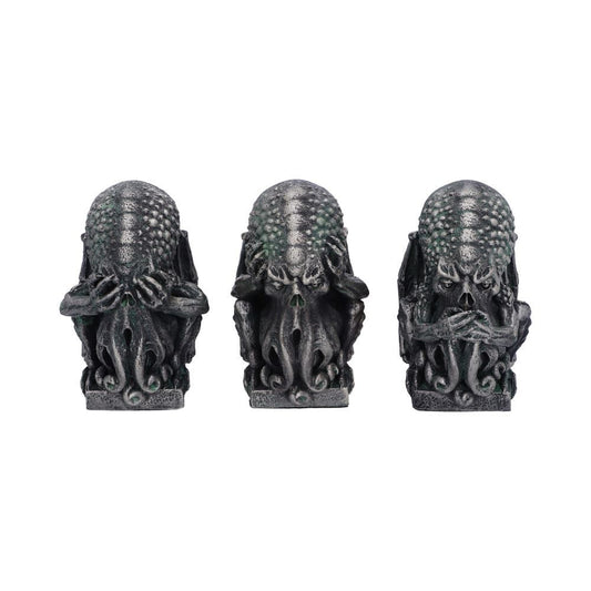 Figur Three Wise Cthulhu (7.6cm) - Fatima.Dk