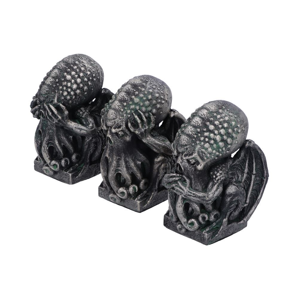 Figur Three Wise Cthulhu (7.6cm) - Fatima.Dk