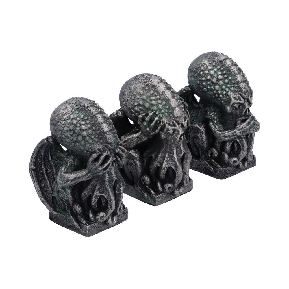 Figur Three Wise Cthulhu (7.6cm) - Fatima.Dk