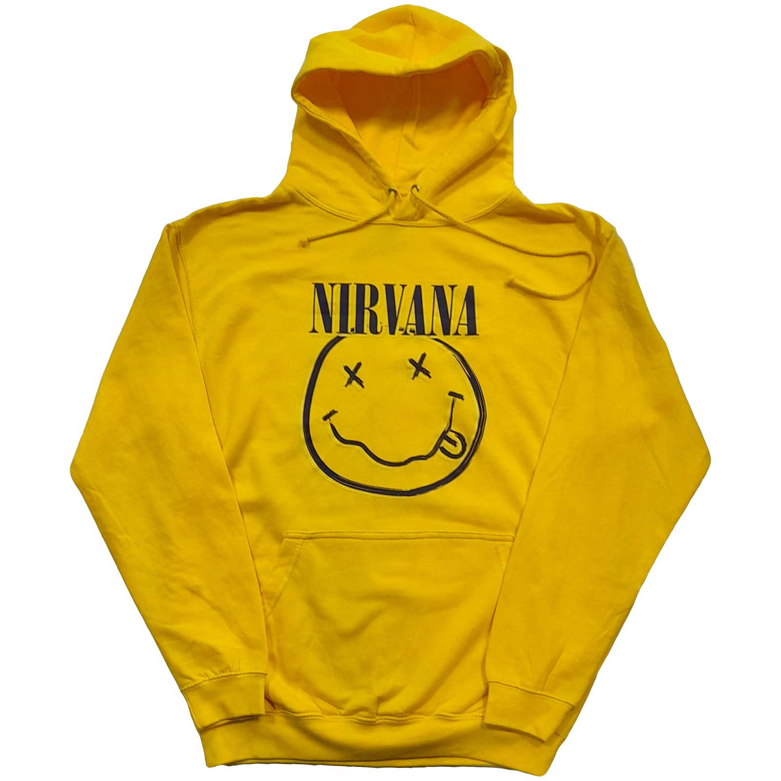 Hættetrøje Nirvana - Logo Neon Yellow (Unisex) - Fatima.Dk